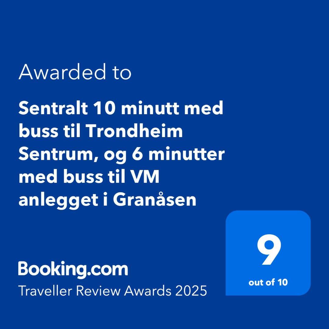 Sentralt 10 Minutt Med Buss Til Trondheim Sentrum מראה חיצוני תמונה